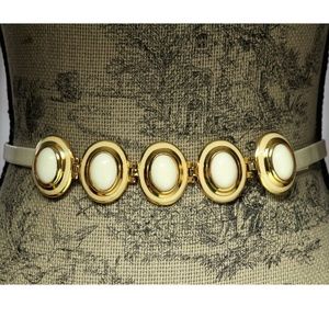 Alexis Kirk Large Cabochon 80s Belt Buckle